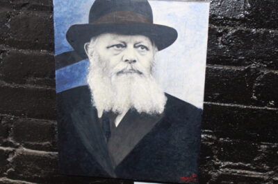 Michoel Zreyli Rebbe Menachem Mendel Schneerson Judaica Art Gallery Brooklyn