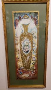 Jewish Art Michoel Muchnik 7x19 Mix Media